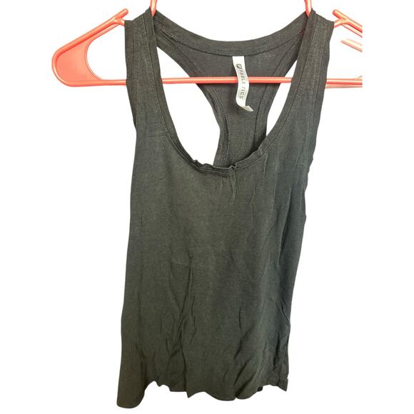 Fabletics Black Gray Sleeveless Racerback Tank Top Women's Size Medium - Picture 1 of 4